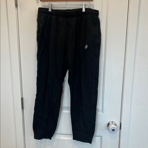 NIKE Men's Athletic Club Jogger Fleece Pants Size XXL In Black